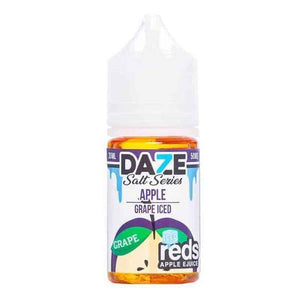 7 Daze Salt Reds Grape ICED - 30mL-EJuice-Online