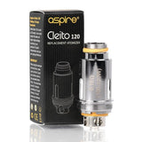 Aspire Cleito 120 Tank Coils - 5 Pack-EJuice-Online