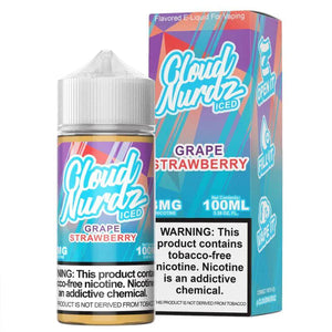 Cloud Nurdz TFN ICED Grape Strawberry  - 100mL