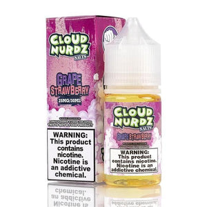 Cloud Nurdz Salts Grape Strawberry - 30mL-EJuice-Online