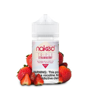 Naked 100 Fusion Triple Strawberry - 60mL-EJuice-Online